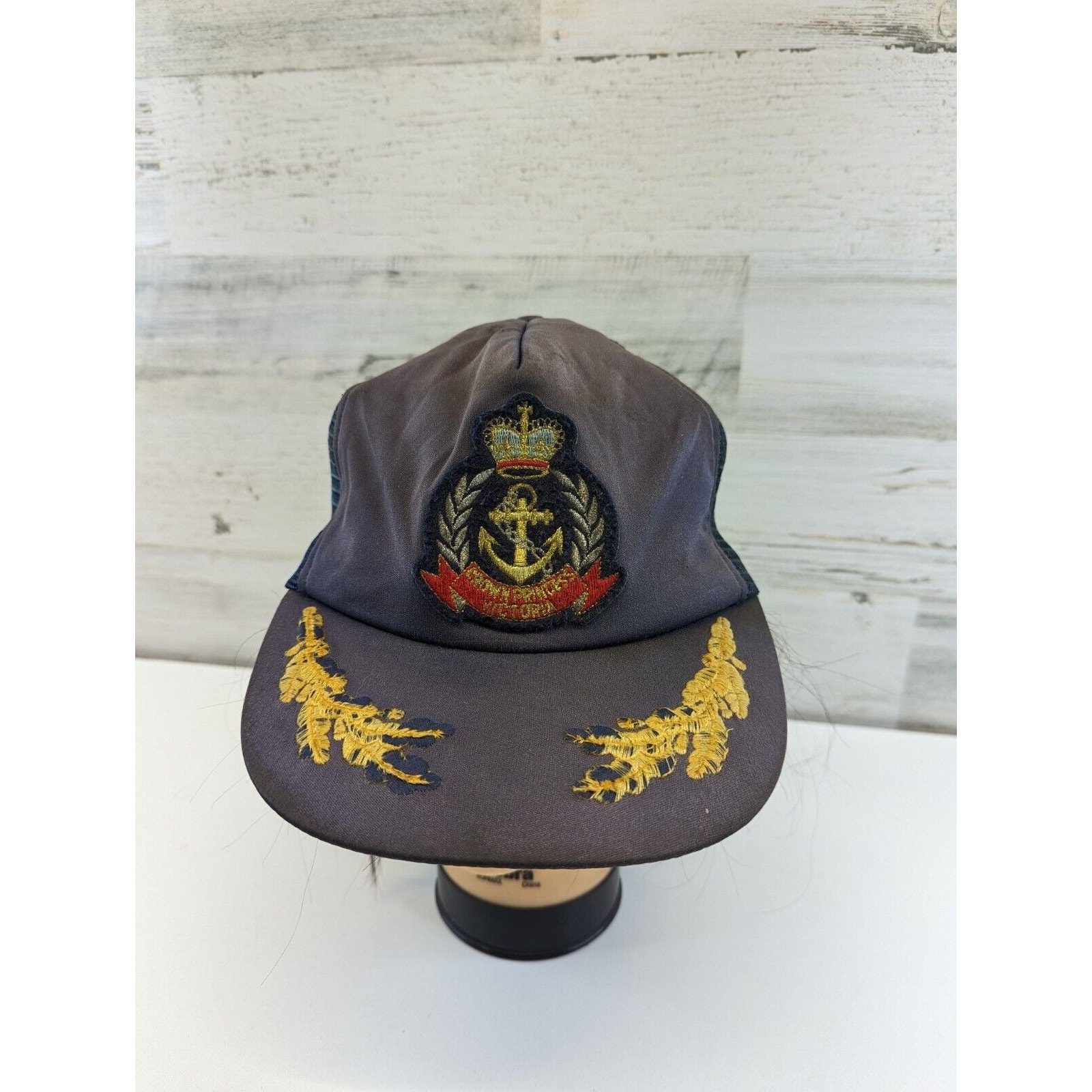 Crown Princess Victoria Snapback Vintage Hat Crown Anchor Snapback Trucker Hat